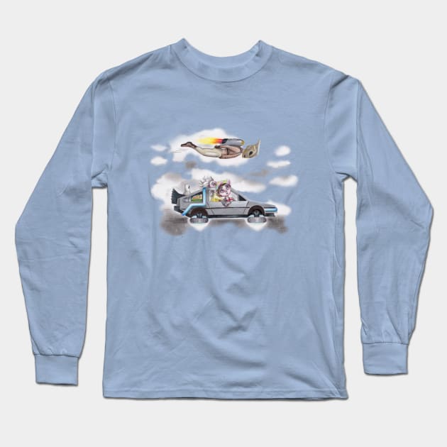 Rocketeer to the Future Long Sleeve T-Shirt by Enchanted Fields